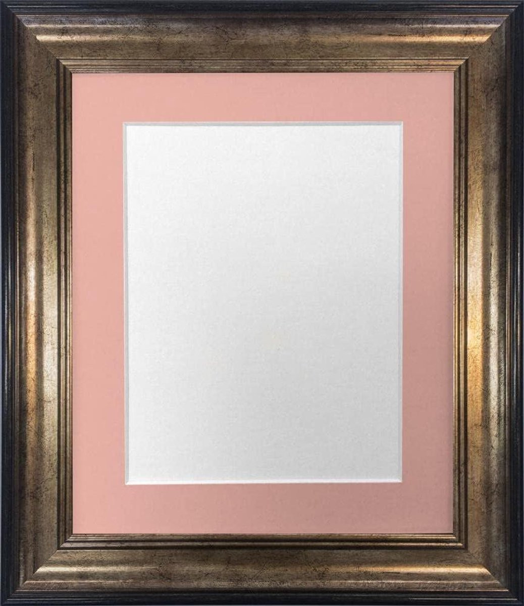Fotolijst A4 Scandi Design Wanddecoratie Zwart Goud