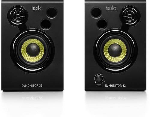 Hercules DJMonitor 32 Aktiver Monitor-Lautsprecher 7.6cm 3 Zoll 30W 1 Paar
