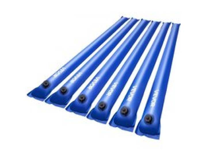 VEVOR Pool Beschwerungssack, 6 Packungen à 121 cm, 0,4 mm dicke PVC-Säcke mit Gewichten mit auslaufsicherem Schraubverschluss, Wassersäcke zur Befestigung von Poolabdeckungen im Winter, blau