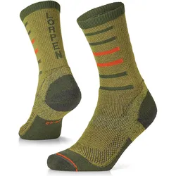 Lorpen, Unisex, Sportsocken, Pro Trek Midweight Crew (39 - 42), Grün