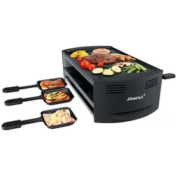 Steba Pizza Raclette RC 6 Bake & Grill für klassisches- oder Pizza-Raclette, Ober und Unterhitze