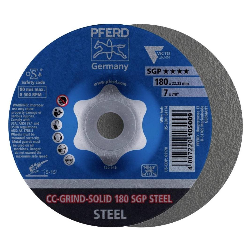 Pferd CC-GRIND-SOLID 180 SGP STEEL (36) (CC-GRIND-SOLID 180 SGP STEEL)