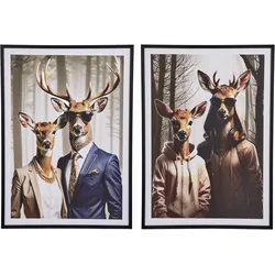 Keilrahmenbild COOL DEARS (BHT 50x70x2,20 cm) - BHT 50x70x2,20 cm