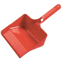 Kehrschaufel Haug eckig rot Schaufel 22 cm breit, geeignet nach HACCP & lebensmittelecht
