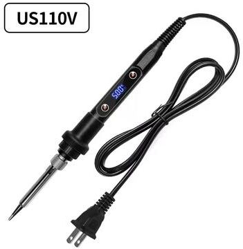 Uplift Essentials Electric Soldering Iron Kit With Adjustable Temperature And LCD Display us Plug 110v