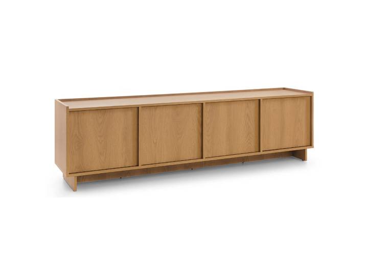Vierflügeliger TV-Schrank Yasumi 195 cm Karamelleiche