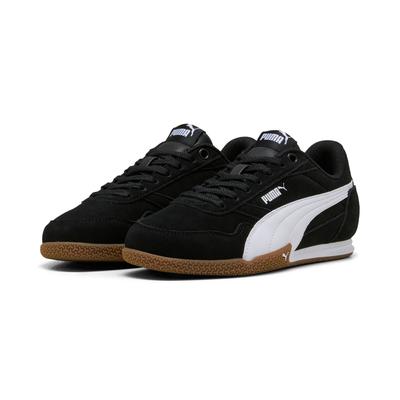 Sneaker PUMA "BELLA DONNA SD JR", Mädchen, Gr. 38, schwarz-weiß (puma schwarz, puma weiß), Synthetik, Schuhe Sneaker, Design auf den Spuren des Puma Speedcat