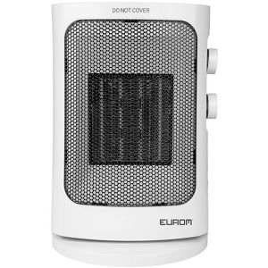 Eurom Heizlüfter Safe Camp 1500, mit 4 Stufen bis 1500 Watt, Keramik-Elektroheizer mit Oszillation