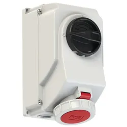 PCE 75152-6 CEE-Steckdose abschaltbar 16A 5p 6h IP66/IP67 751526