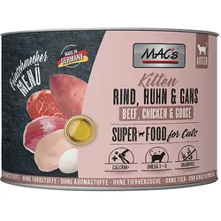 MAC ́s CAT Feinschmecker Kitten Rind, Huhn & Gans 6x200 g