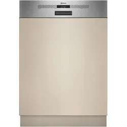 Neff N 50, Geschirrspüler integrierbar, 60 cm, Gebürsteter Stahl, S145EVS04E, Geschirrspüler Einbau, Silber