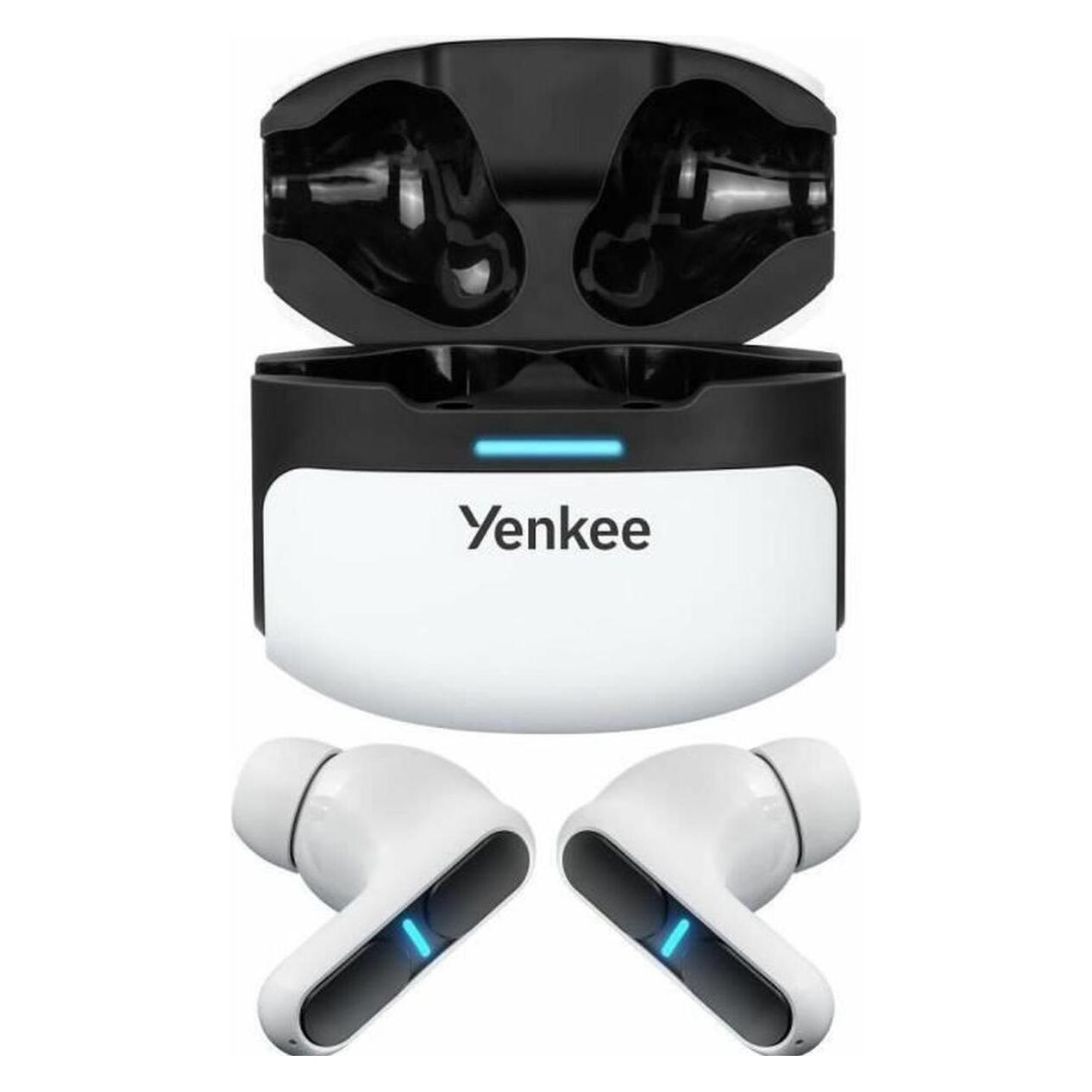 Yenkee YHP 09BT WE TWS EVEPODS PRO weiss / kabellose Kopfhörer / Mikrofon / ENC / Bluetooth 5.3 (6 h, Kabellos) (8590669373567)