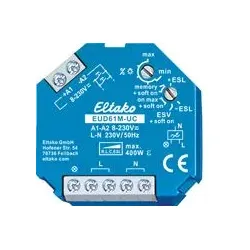 Eltako 61100903 Multifunktions-Universal-Dimmschalter, Power MOSFET bis 400W EUD61M-UC  - 10 Stück
