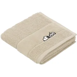 Gästetuch-Set SLEEPY SNOOPY (BL 30x50 cm) - beige - BL 30x50 cm
