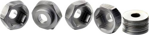Absima 12mm --> 17mm 1:10 Alu-Felgenmitnehmer Aluminium 4St.