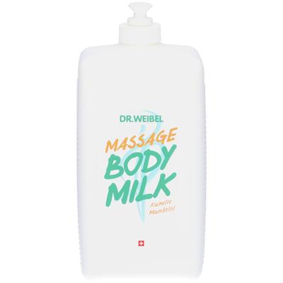 DR. Weibel Massage Bodymilk Fl 1000 ml Milch