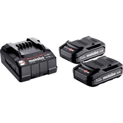 Metabo 685161000 Basic-Set 2 x 2.0Ah Werkzeug-Akku 18V 2.0Ah Li-Ion