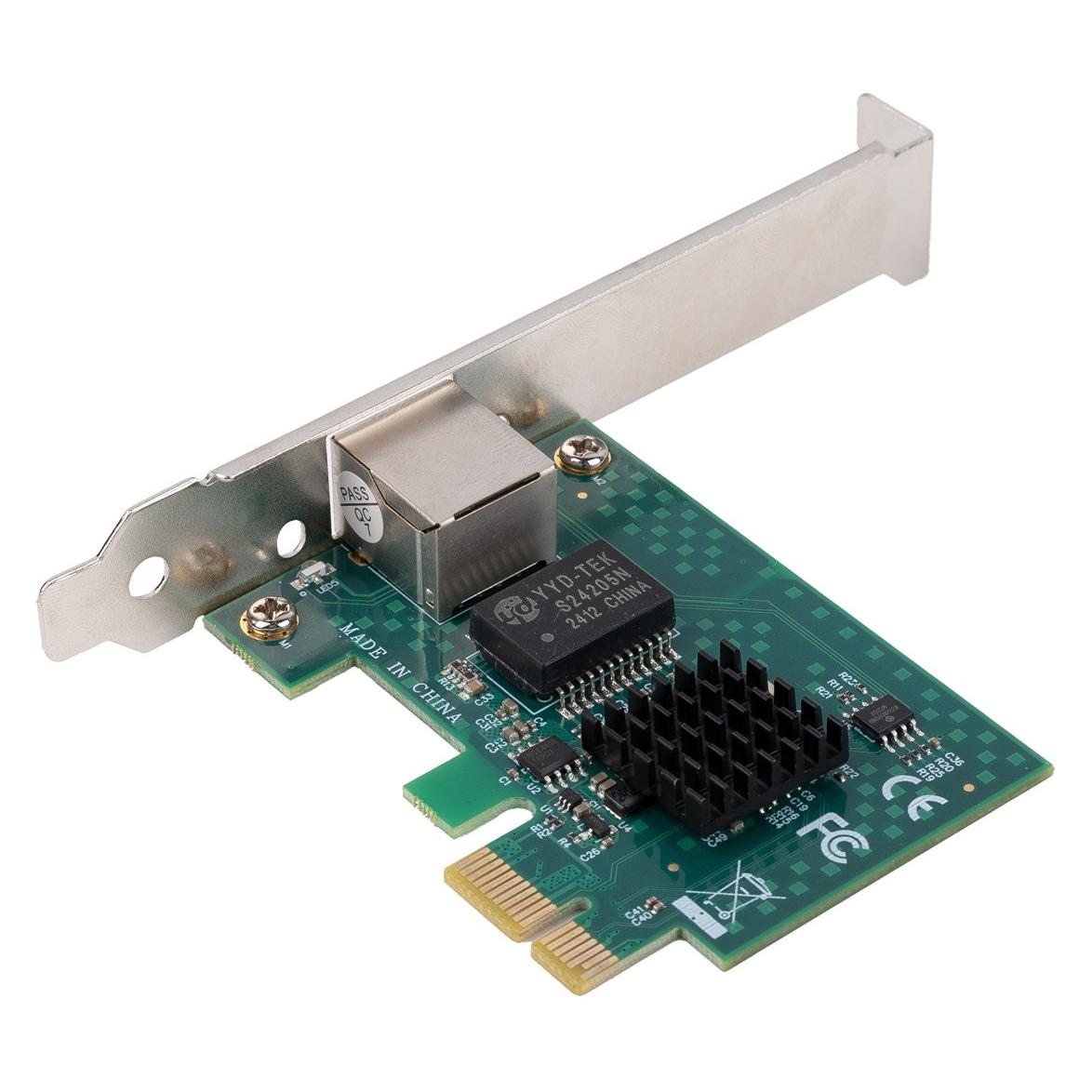 Lanberg Karta Sieciowa Pci Express X1 1x Rj45 2.5gb śledź Low Profile (Mini PCI Express) (PCE-25GB-001)
