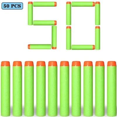 Uplifted Finds Refill Darts Bullets For Nerf N Strike Elite Series Blasters 50 Pcs Green