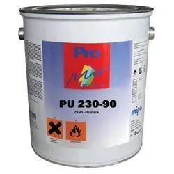 MIPA 2K-PU Holzlack PU230-90 glänzend Möbellack in RAL-Farben PG3, 5kg