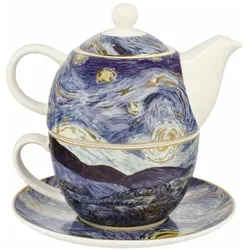 Goebel, Teekanne, Tea for One Vincent van Gogh - Sternennacht, New Bone China, Bunt, 350 ml, 67062311 (0.35 l)