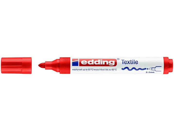 edding Textilmarker 4500 rot