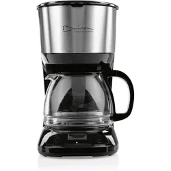 Maxxmee Barista Kaffeemaschine Schwarz, Silber Fassungsvermögen Tassen=10 Glask, Filterkaffeemaschine, Schwarz, Silber