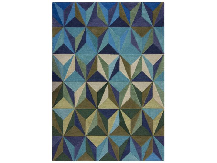 Teppich Revie Blau Anderes Muster/Symmetrie Wolle 230 x 160 cm