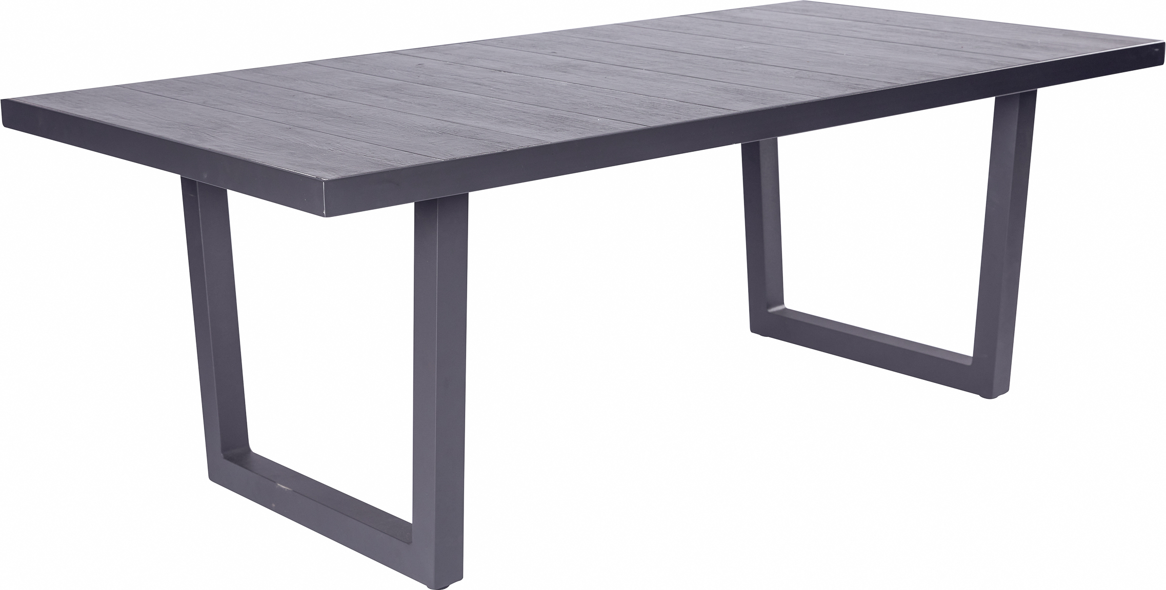 Gartentisch Denver Keramiktisch Esstisch mit V-Fuß 200x100x75cm Keramik Anthrazit