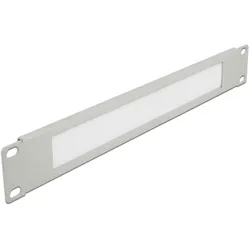 DELOCK 19" Kabelmanagement Bürstenleiste 1HE grau