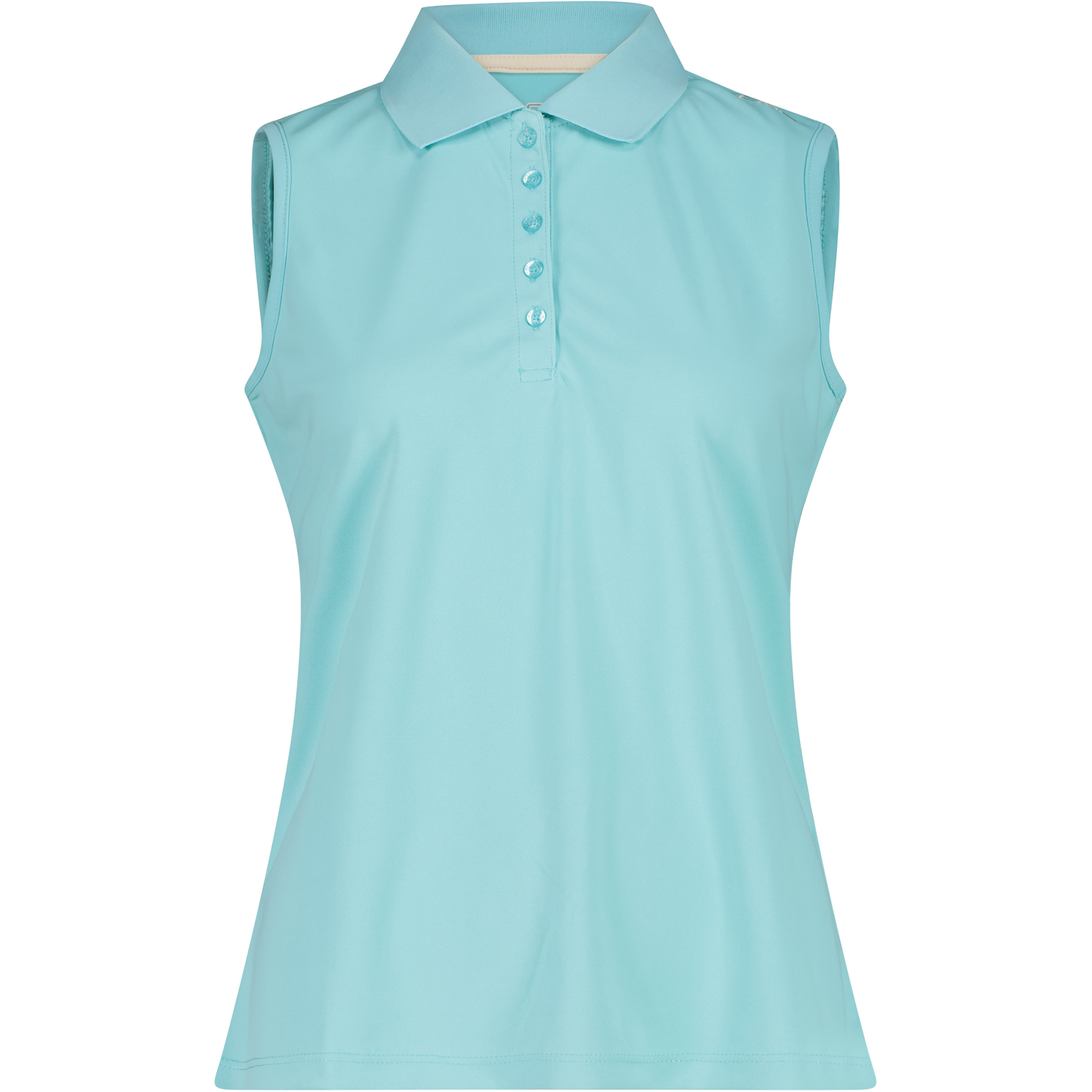CMP Funktions Polo Top Damen Tanktops tuerkis Größe S Lifestyle Atmungsaktiv