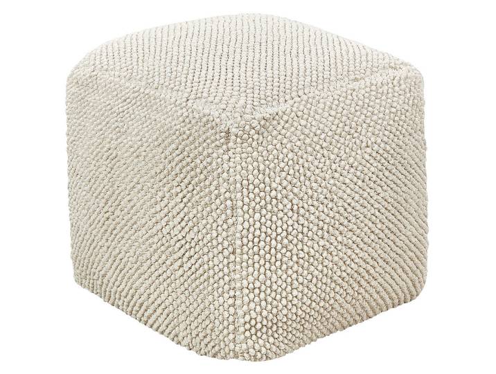 Beliani Pouf Beige Joara, Quadratisch, 45x45x45 cm, Wohnzimmer, Sessel, Hocker & Hockerbänke, Poufs