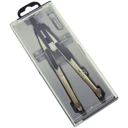 DONAU Schnellverstellzirkel 5500100-04, silber/schwarz, Ø 17,0 cm