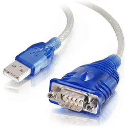 C2G USB 2.0 zu DB9M (0.46 m), Schnittstellenkabel