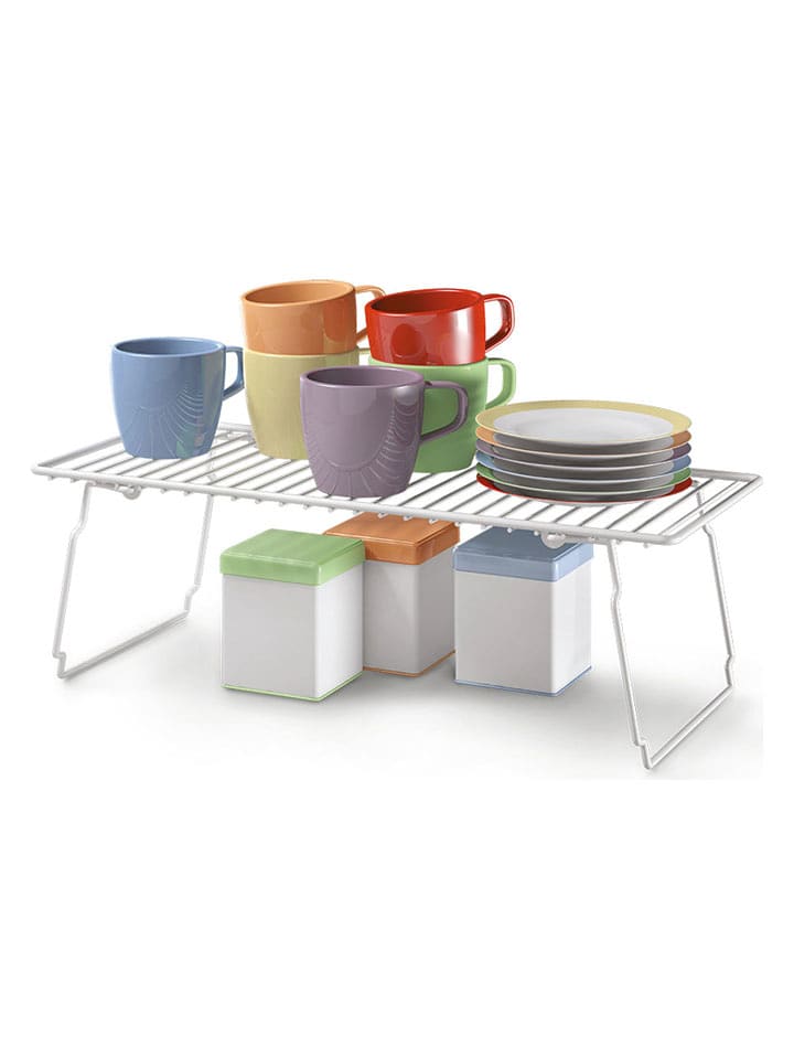 metaltex Schrankeinsatz in Weiß - (B)46 x (H)21 x (T)14 cm - onesize