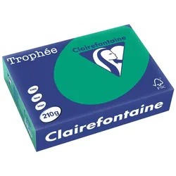 Clairalfa, Kopierpapier, Multifunktionspapier Troph‚e, A4, tannengrn (A4, 210 g/m2)