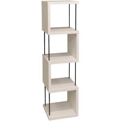 Standregal MÄUSBACHER "Sticks Regale", beige (kaschmir matt lack nb), B:33cm H:126cm T:33cm, Holzwerkstoff, Regale, Standregal, Breite 33 cm