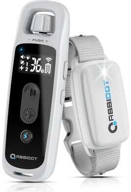 Uplifted Goods Smart Remote Dog Training Collar With Long Range Control a Grey
