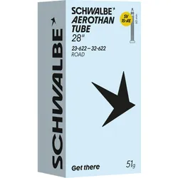 SCHWALBE SCHLAUCH AEROTHAN SV15 Alu 23/32-622 60mm