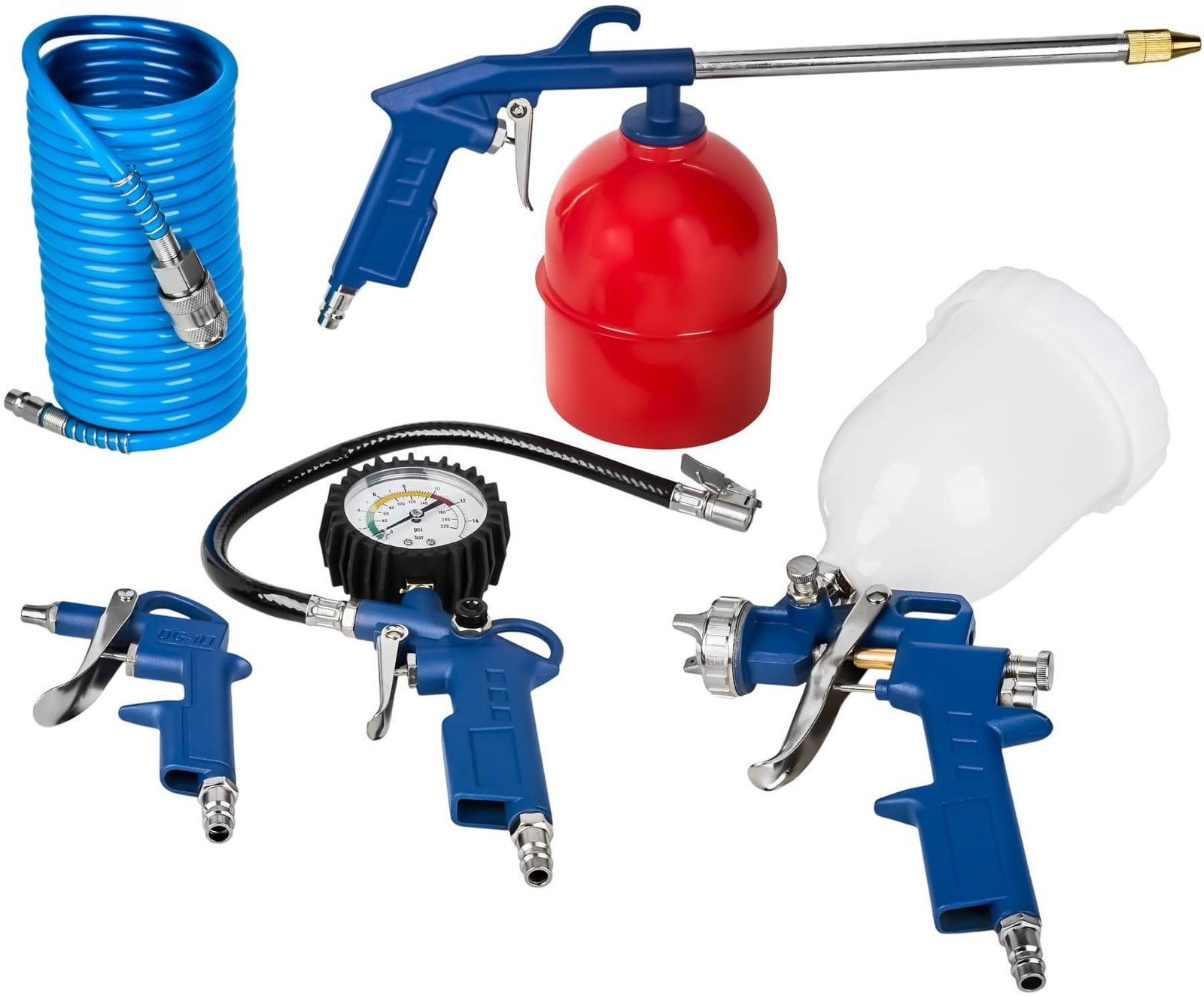 KRAFT&DELE 18-in-1 Automatisch spuitpistool met accessoires