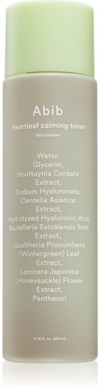 Abib Heartleaf Skin Booster Calming Toner moisturising skin toner with soothing effect 200 ml