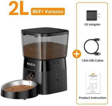 Inspire Essentials ROJECO Smart Automatic Cat Feeder With WIFI Control 3