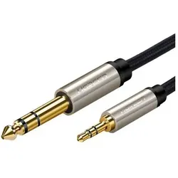 Ugreen 3.5 mm Klinke – 6.3 mm Jack (3 m, 6.3mm Klinkenkabel, AUX Kabel), Audiokabel