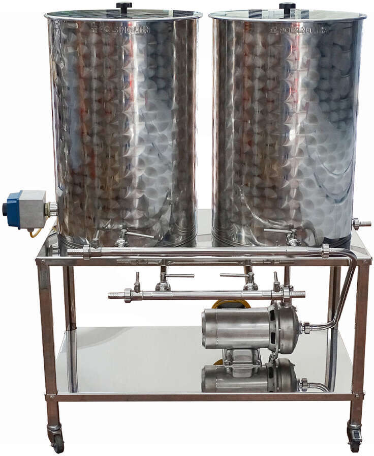 Polsinelli Système de lavage 50 avec résistance chauffante - 2 Réservoi