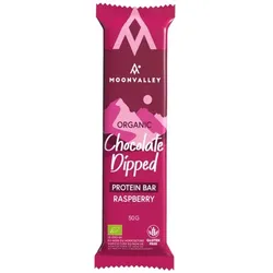 Moonvalley Protein Bar Himbeere mit Schokoüberzug bio