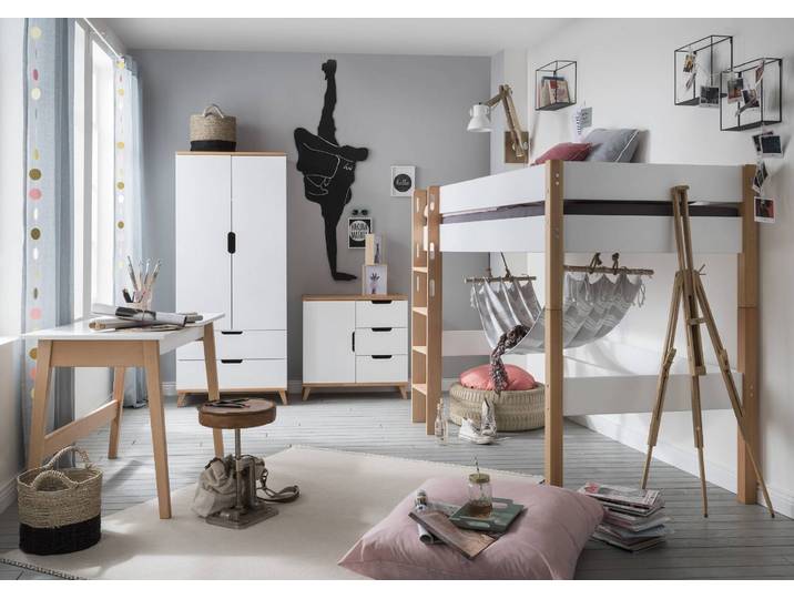 Colour Kinderzimmer aus 5 Teilen in Buche und MDF – 3%-Vorkasse-Rabatt