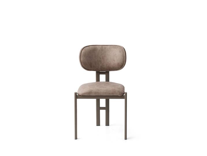 Ensemble de chaises (2 pièces) en métal Muriz - Vison
