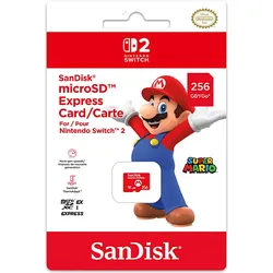 NINTENDO Sandisk Micro SD Express, Speicherkarte, Rot