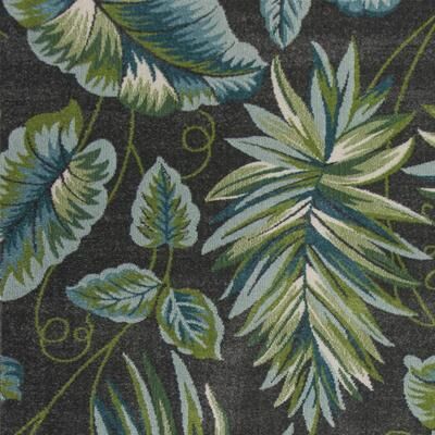 Domani Kai Grey Botanicals Area Rug