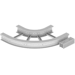Unex Flachbogen 90 Grad 67526-04